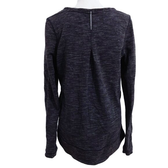 Lululemon Exhalation Pullover II Heathered Marled Grey French Terry - Picture 7 of 10